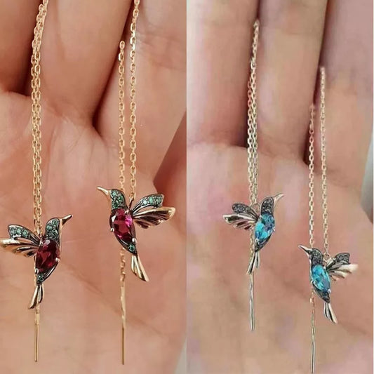 Bird Drop Hummingbird Earrings - PFgoods.com