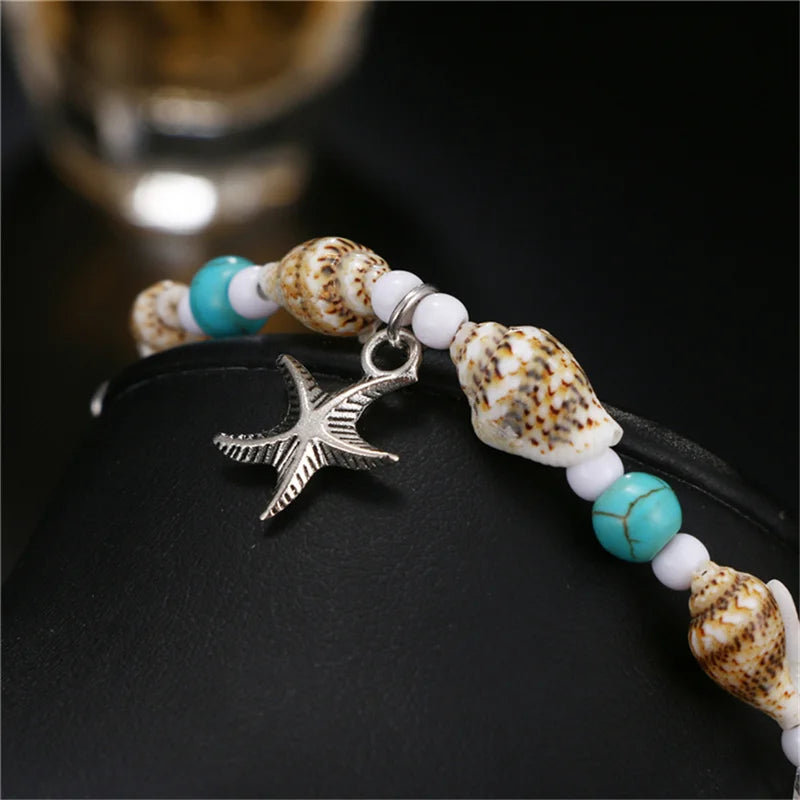 Boho Shell Beach Anklet - PFgoods.com