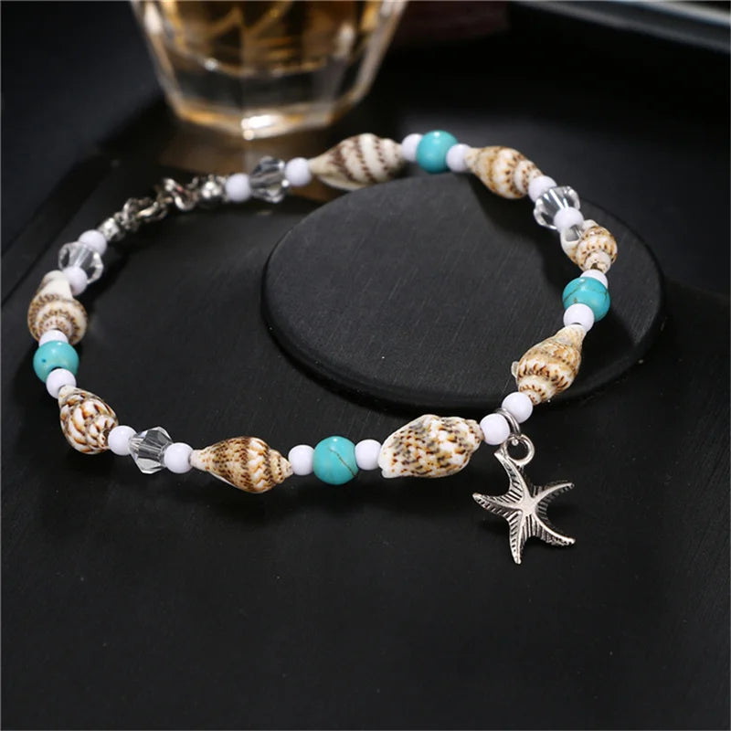 Boho Shell Beach Anklet - PFgoods.com