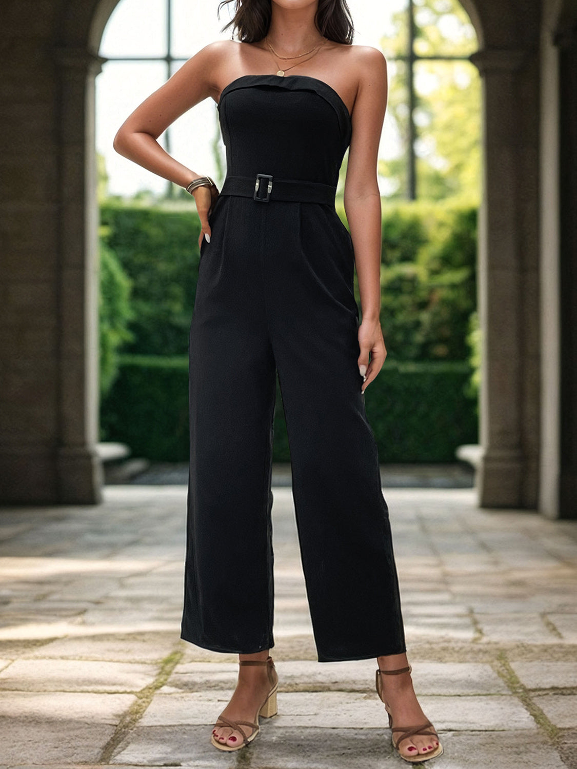 Tube Jumpsuit with Pockets - PFgoods.com